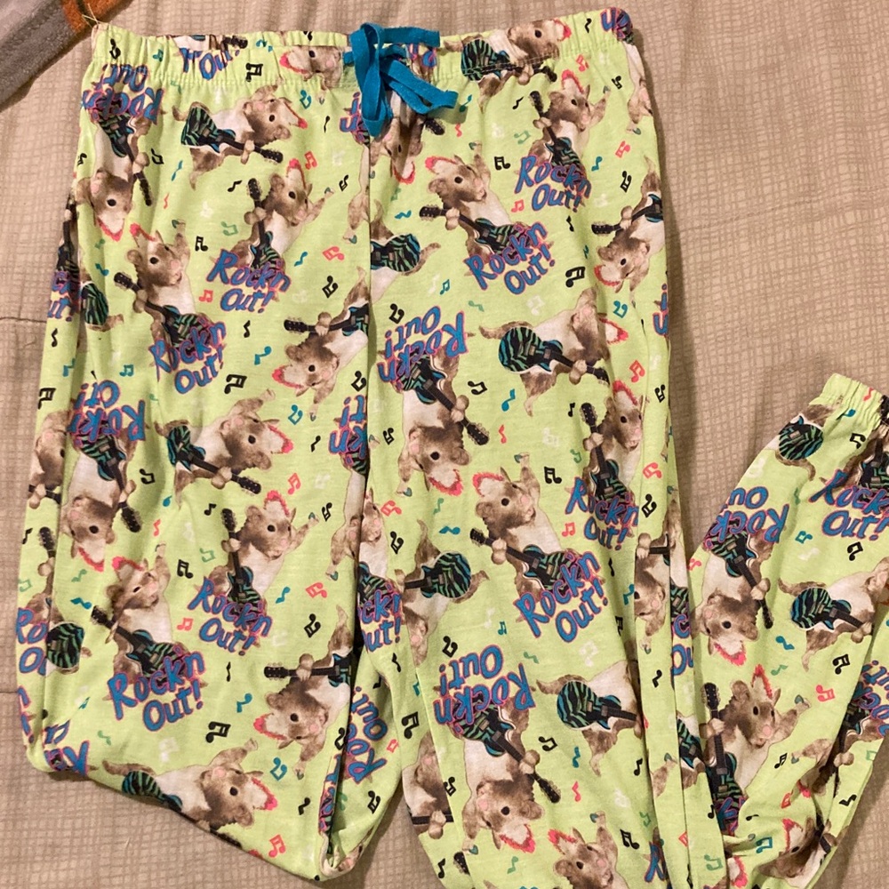 Justice Pajama Bottoms - Lime Green